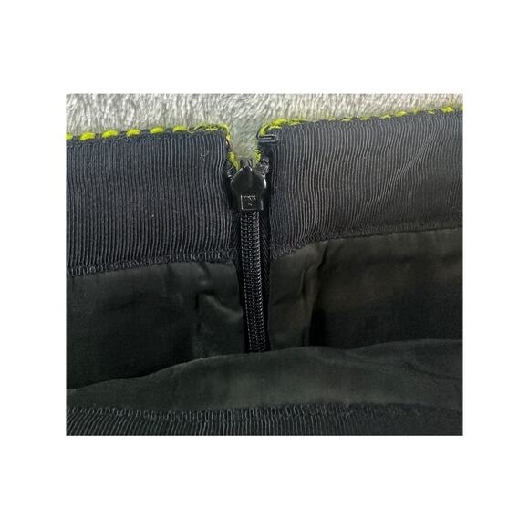 J. Crew Piped Tweed Mini Skirt – Green & Black – Size 6 - Picture 5 of 10